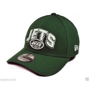 New York Jets New Era Green 39Thirty Hat Cap Size Medium-Large StretchFit New